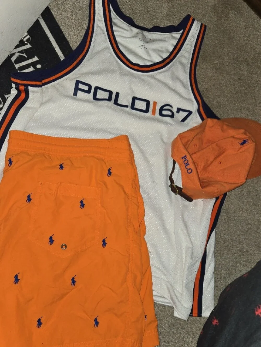Polo All Over Swim Trunks